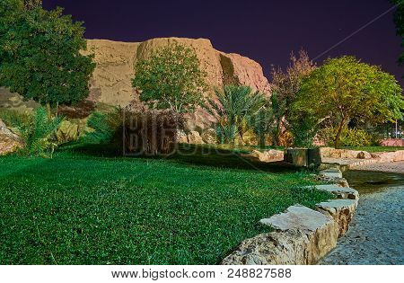The Lush Greenery Of Enghelab Park, Located Around The Ancient Dokhtar Or Maiden Castle (anahita Fir