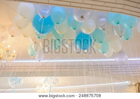 Colored Balloons With Helium