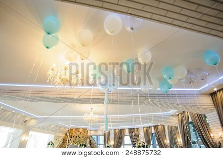 Colored Balloons With Helium