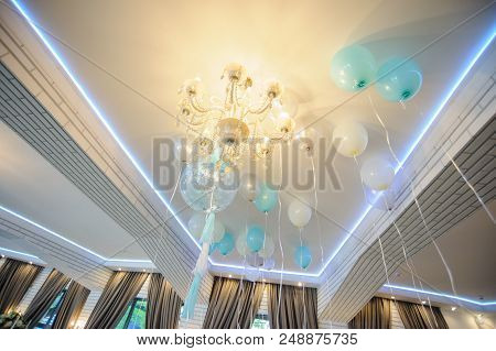 Colored Balloons With Helium