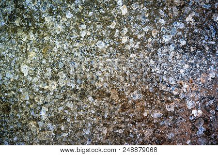 Natural Mica Or Isinglass-stones Surface Abstract Background.