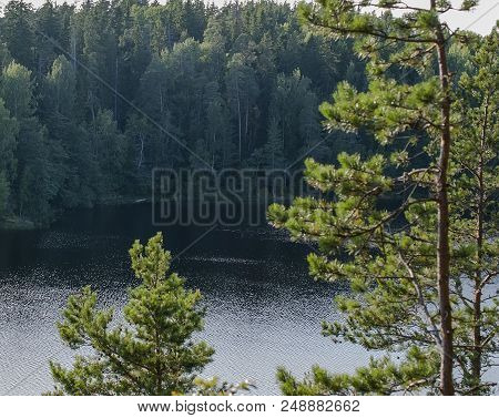 View Of The Lake In The Mountains Of Elyon. Balaam