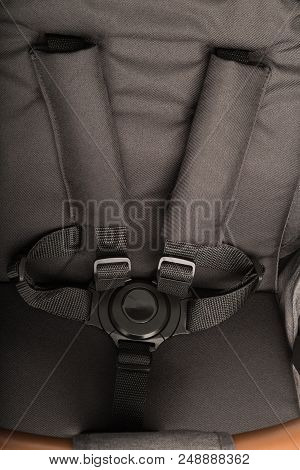 A Stroller On A White Background, Details Of A Stroller Close-up