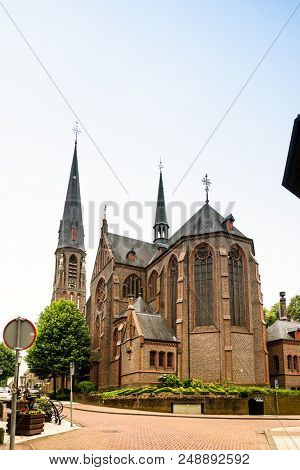 VAALS, THE NETHERLANDS - June 10, 2018: Saint Paul's Church, Vaals, Netherlands