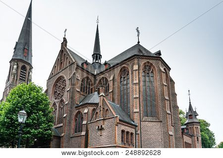 VAALS, THE NETHERLANDS - June 10, 2018: Saint Paul's Church, Vaals, Netherlands
