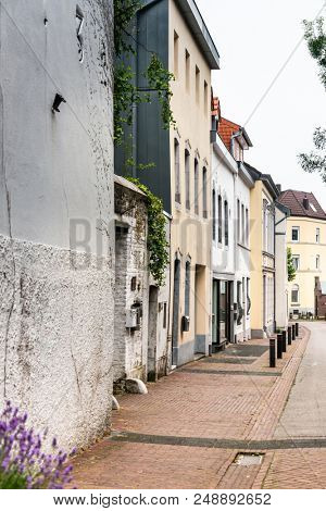 VAALS, THE NETHERLANDS - June 10, 2018: Antique building view  in vaals city, Netherlands