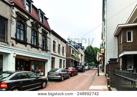 VAALS, THE NETHERLANDS - June 10, 2018: Street view of vaals city, Netherlands