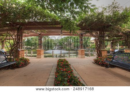 Entryway Of The Garden Of Hope And Courage