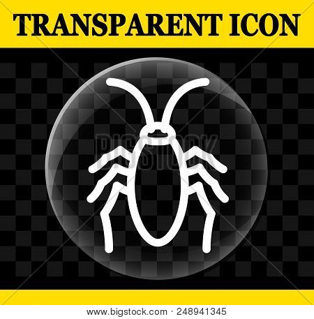 Illustration Of Cockroach Vector Circle Transparent Icon