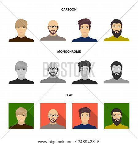 The Face Of A Bald Man With Glasses And A Beard, A Bearded Man, The Appearance Of A Guy With A Haird