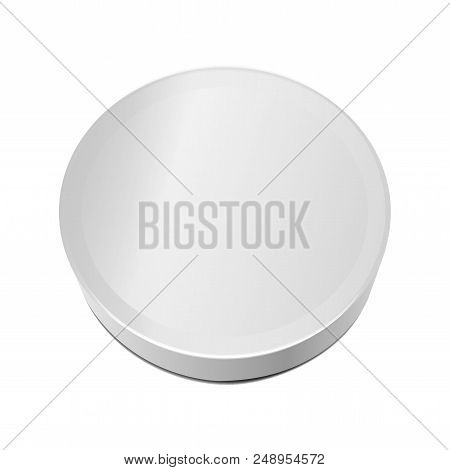White Carton Cheese, With Triangles Pack. Vector Illustration. Realistic Package Mockup Template For