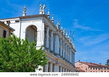 Vicenza, Italy - May 9, 2011: The Chiericati Palace By The Architect Andrea Palladio