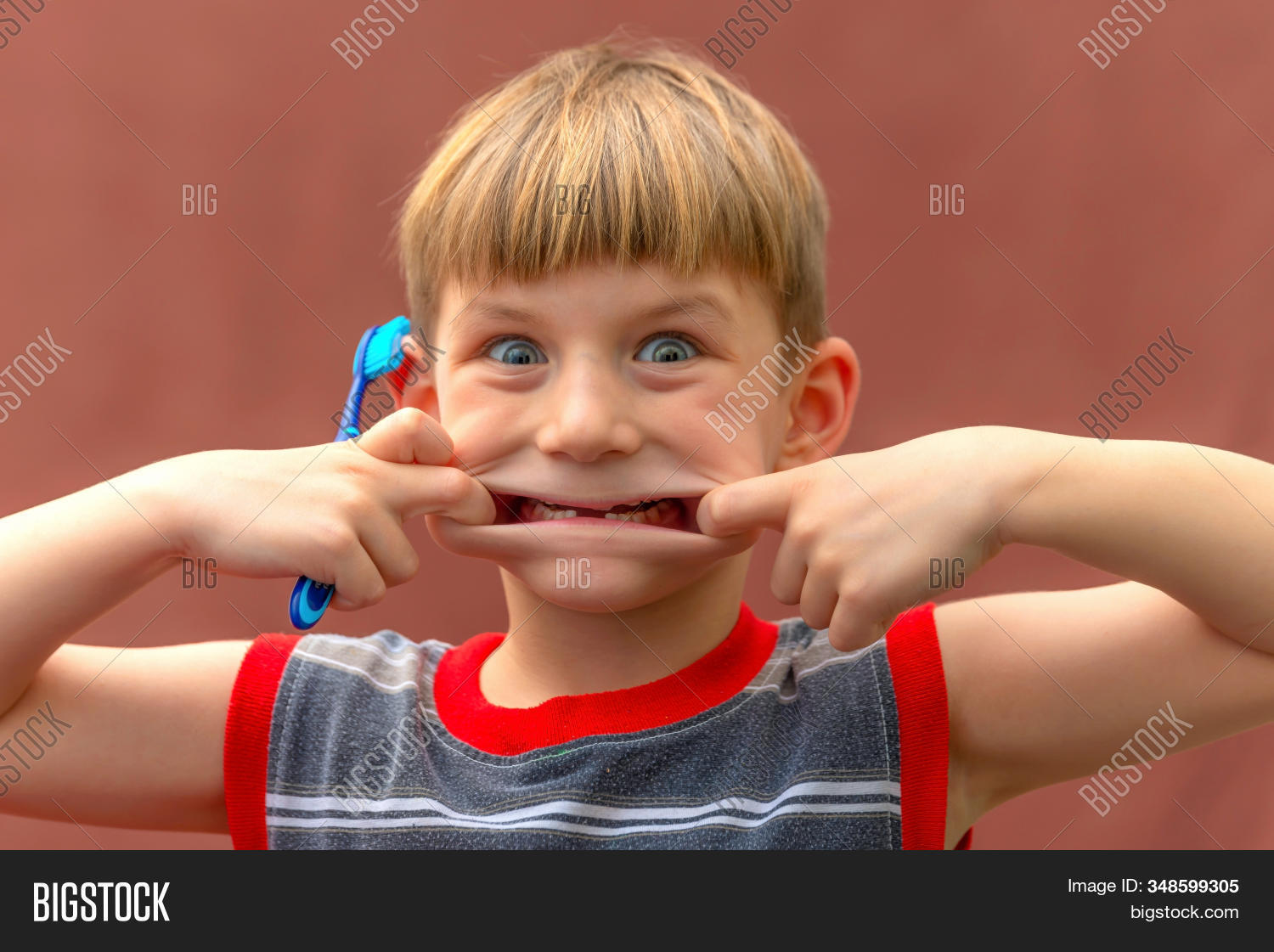 Child Toothbrush His Image & Photo (Free Trial) Bigstock