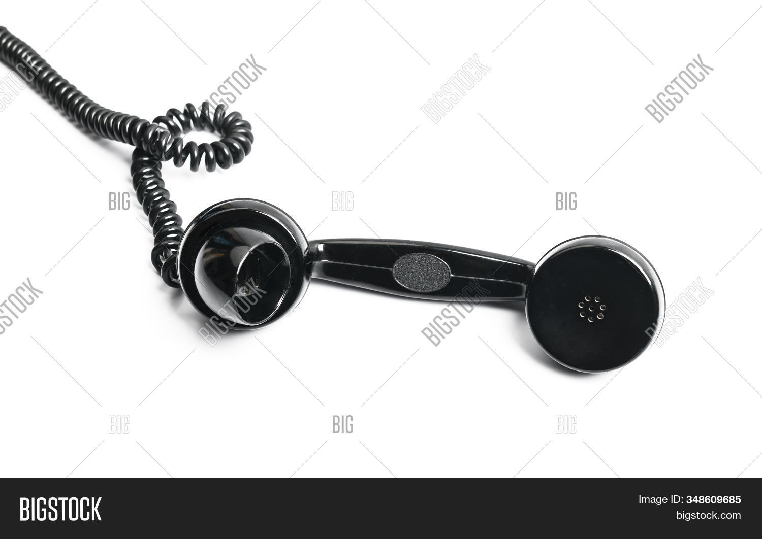 Vintage Phone Handset Image & Photo (Free Trial) Bigstock