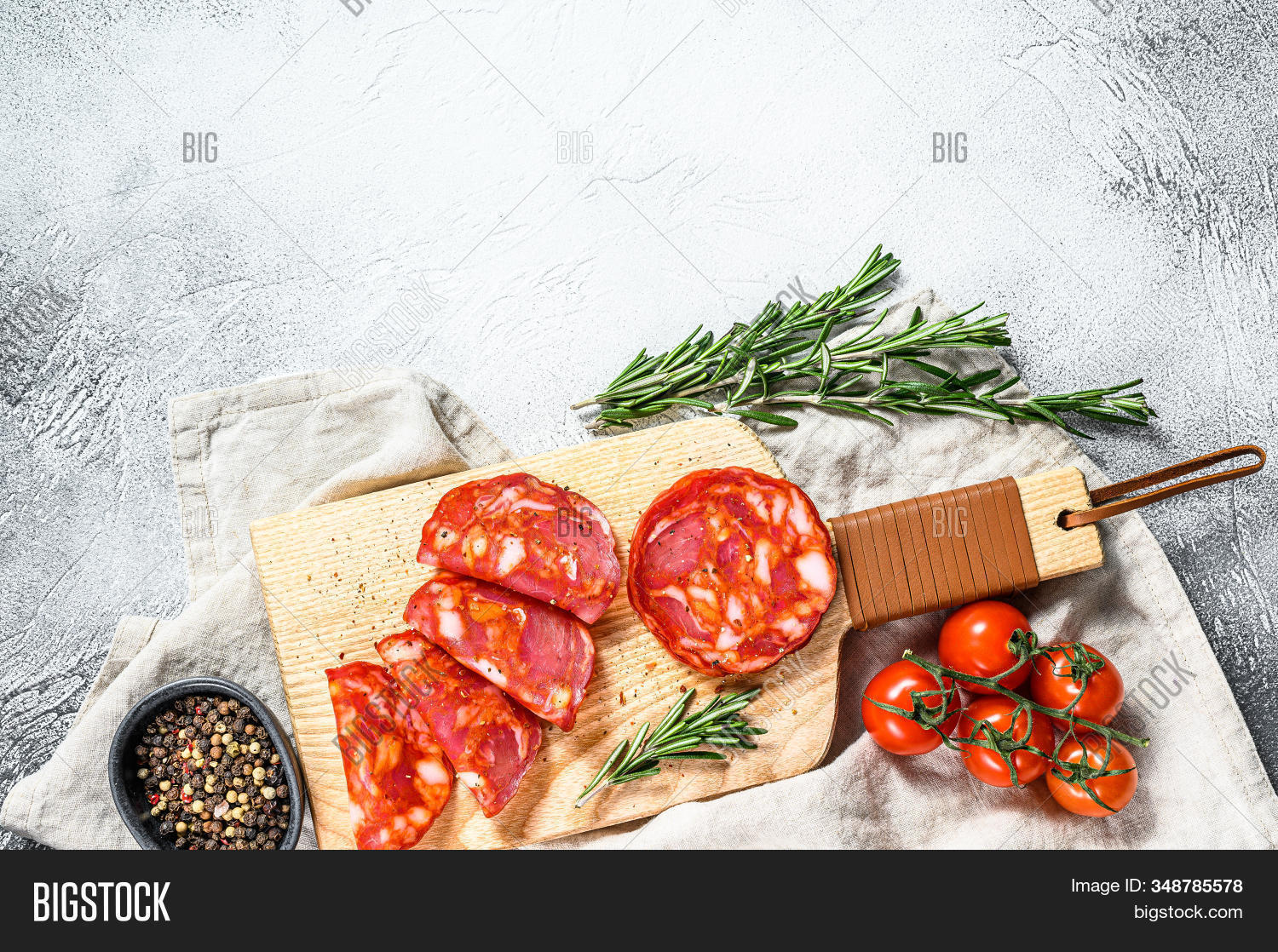 Sliced Chorizo Salami Image & Photo (Free Trial) Bigstock