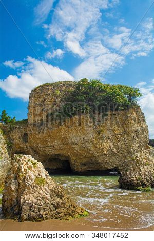 The Black Sea Coast At Kilimli Bay, Near Agva, Sile, In North West Turkey