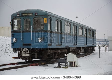 Subway Train Service Depot. Moscow, Russia