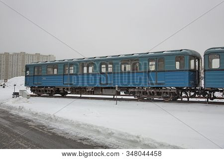 Subway Train Service Depot. Moscow, Russia