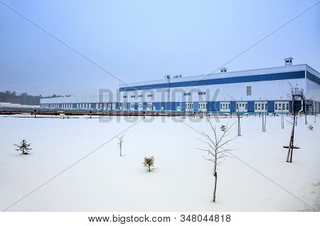 Subway Train Service Depot. Moscow, Russia