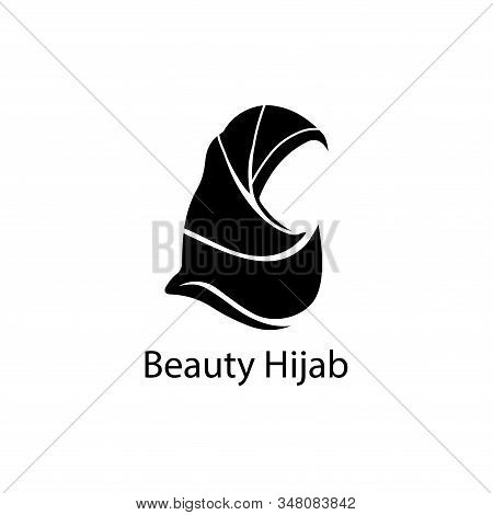 Muslimah Hijab Logo Template Vector Illustration Design