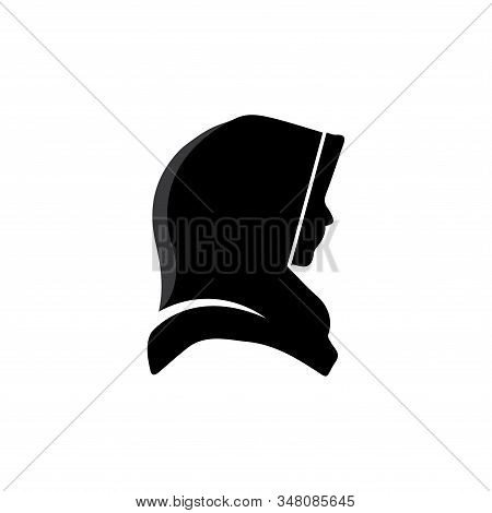 Muslimah Hijab Logo Template Vector Illustration Design