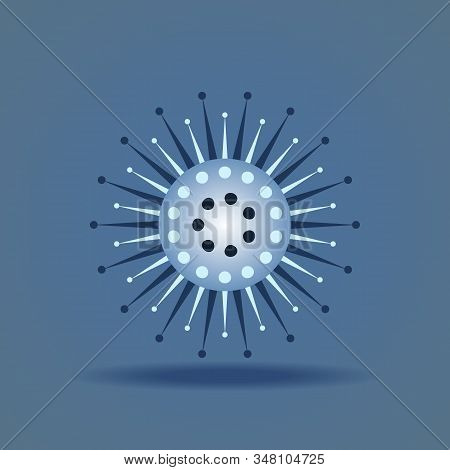 Chinese Respiratory Syndrome 2019-ncov. Dangerous Coronavirus Ncov. Pandemic Wuhan Viral Strain. Vir