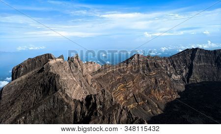 Beautiful Raung Mountain In East Java, Indonesia