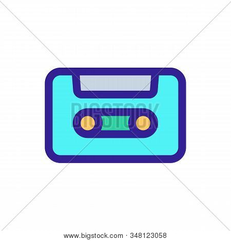 Musical Coset Icon Vector. A Thin Line Sign. Isolated Contour Symbol Illustration
