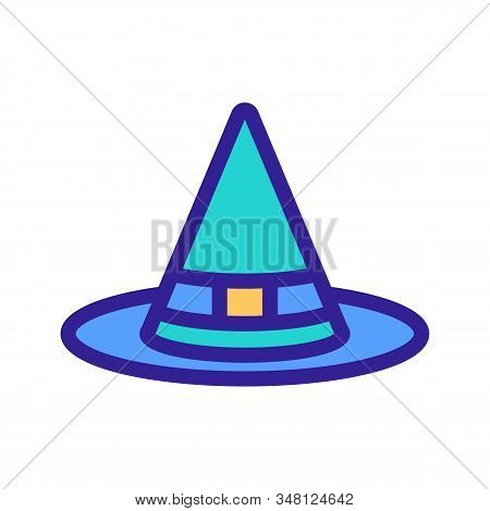 Mag Hat Icon Vector. A Thin Line Sign. Isolated Contour Symbol Illustration