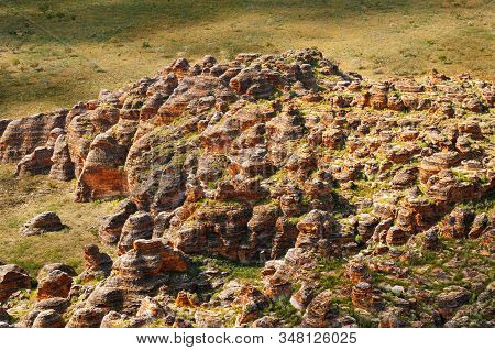 Aerial Of The Famous Beehive Domes In Purnululu National Park