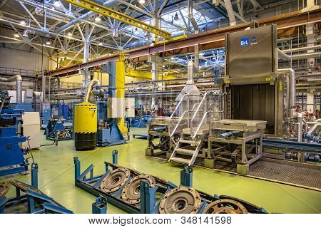 Subway Train Service Depot. Moscow, Russia