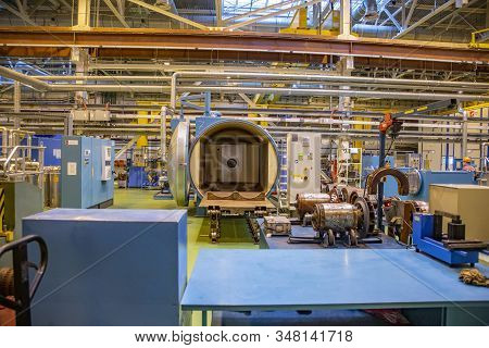 Subway Train Service Depot. Moscow, Russia