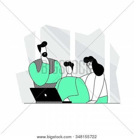 The Creative Team Works Together