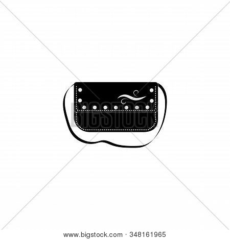 Stylish Womens Handbag -for Shipping Shopping. Trendy Leather Accessories Of Different Types Isolate