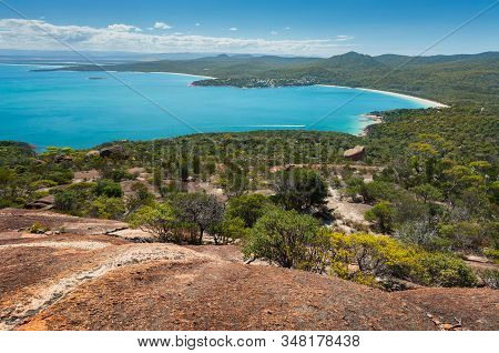 View From Mount Amos On Coles Bay