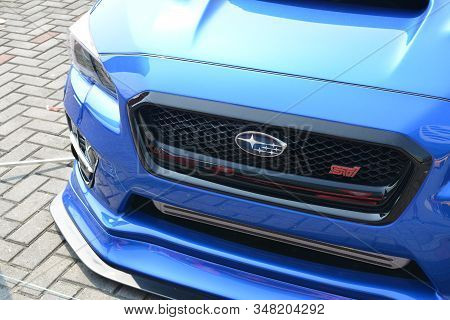 Pasay, Ph - Dec. 7: Subaru Wrx Sti At Bumper To Bumper 15 Car Show On December 7, 2019 In Mall Of As