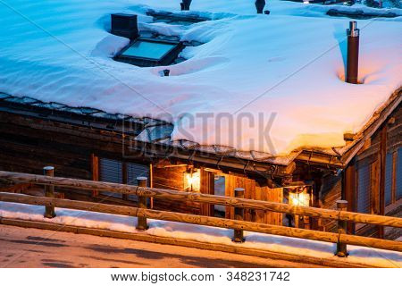 amazing view of Matterhorn peak from Zermatt