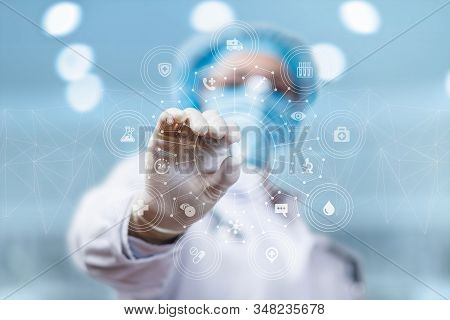 The Concept Of Tablets And Medication For Effective Treatment Of The Disease.