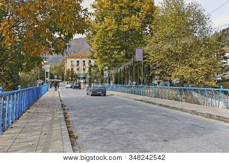 Panorama Of Center Of Spa Resort Of Devin, Bulgaria