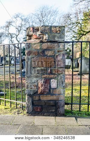 Doel Belgium December 24 2019 Abandoned Village Doel In Belgium As A Ghost Town Taken Over By Grafit