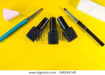 A Set Of Cosmetic Tools For Manicure And Pedicure