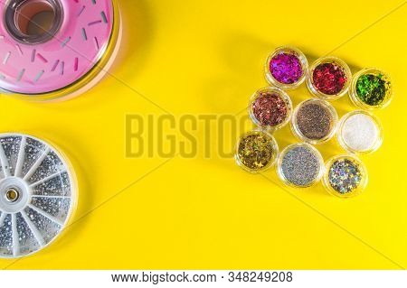 A Set Of Cosmetic Tools For Manicure And Pedicure