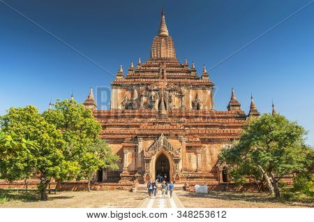 The Sulamani Temple Is A Buddhist Temple Located In The Village Of Minnanthu (southwest Of Bagan) In