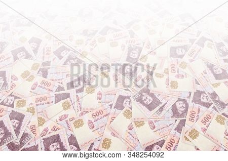 Francis Ii Rakoczi Portrait On Hungary 500 Forint 1993 Banknotes Pattern