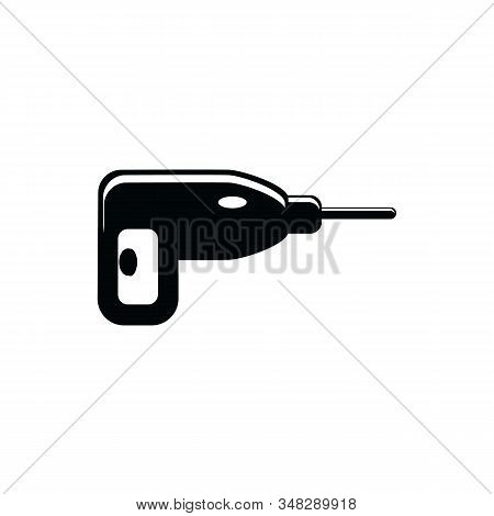 Drill Icon Isolated On White Background. Drill Icon In Trendy Design Style For Web Site And Mobile A