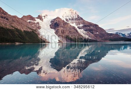 Beautiful Mount Robson in summer season, Canada