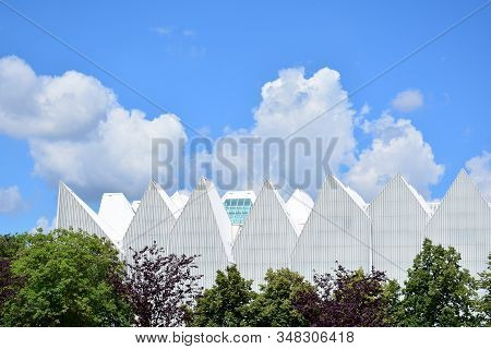 Szczecin, Poland. 25 June 2018. A Modern Philharmonic Building