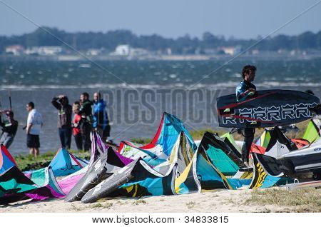 ผู้เข้าร่วมชิงแชมป์แห่งชาติ Kitesurf โปรตุเกส 2012