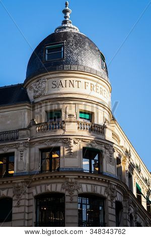 The Beautiful Saint Freres Building In Paris