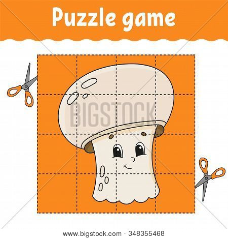 Puzzle Game For Kids. Education Developing Worksheet. Learning Game For Children. Color Activity Pag